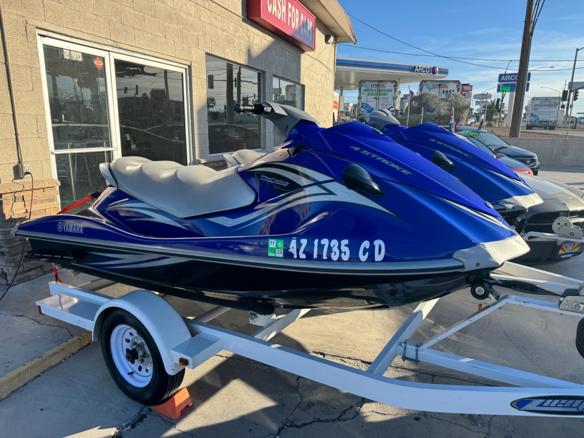 photo of 2008 (2) Yamaha Vx deluxe jet skis with trailer